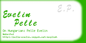 evelin pelle business card